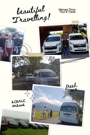 kumpulan perjalanan wisata dengan kendaraan dari rental mobil tour & travel