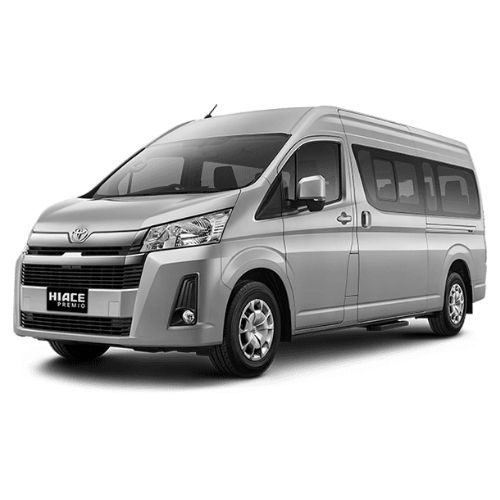 hiace premio di rental mobil menara timur tour & travel